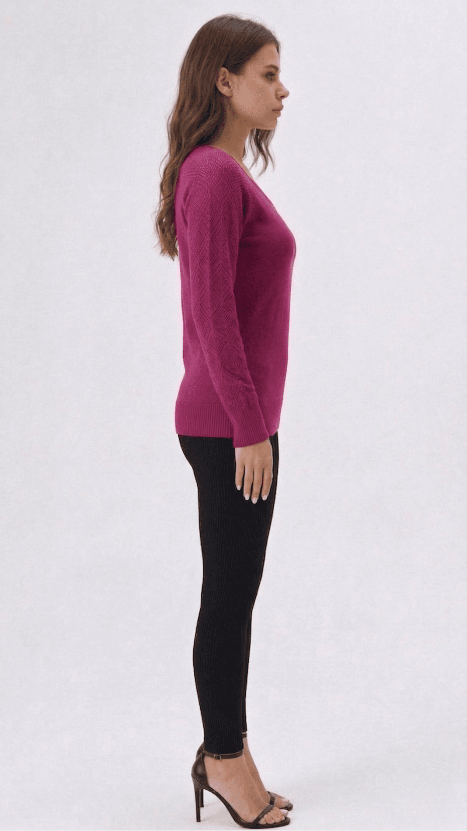 Suéter Punto Fino Mangas Caladas 3