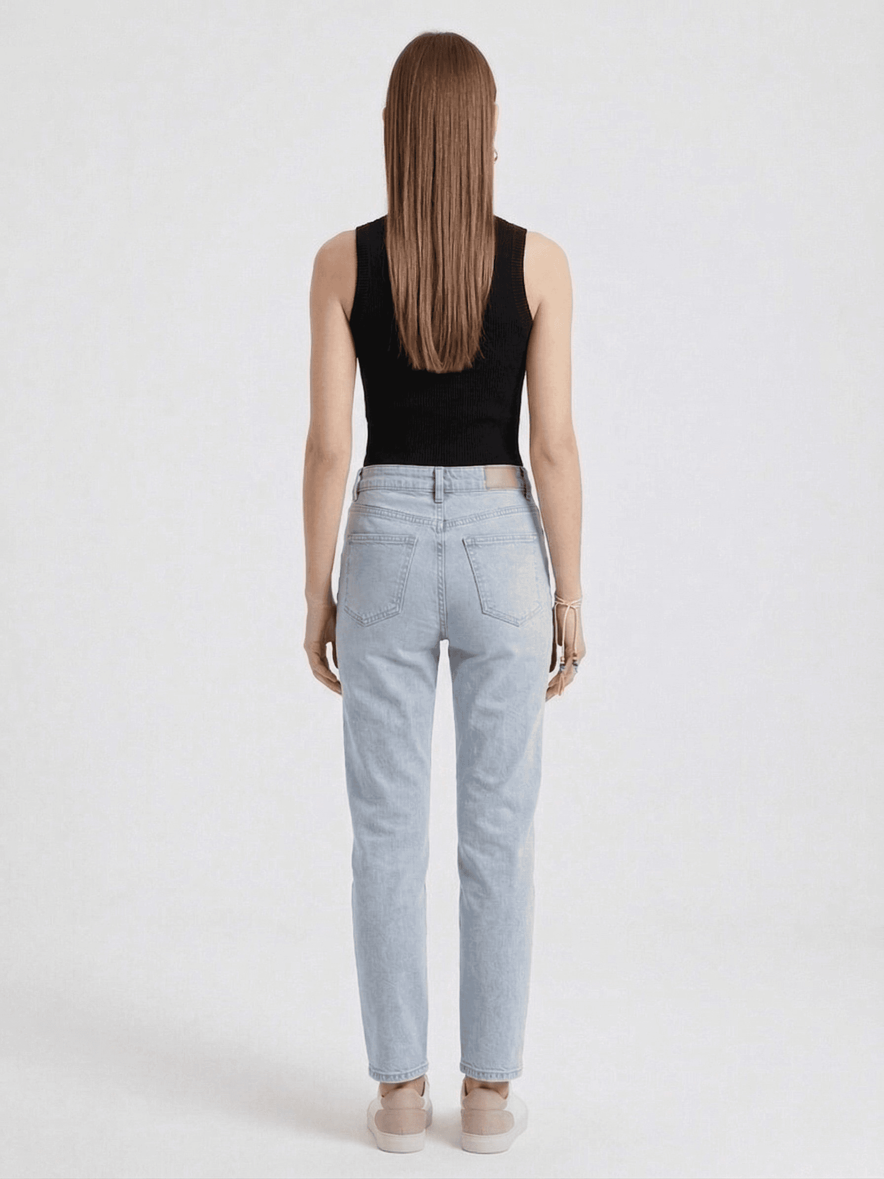 Top Punto Liso Sin Mangas 4