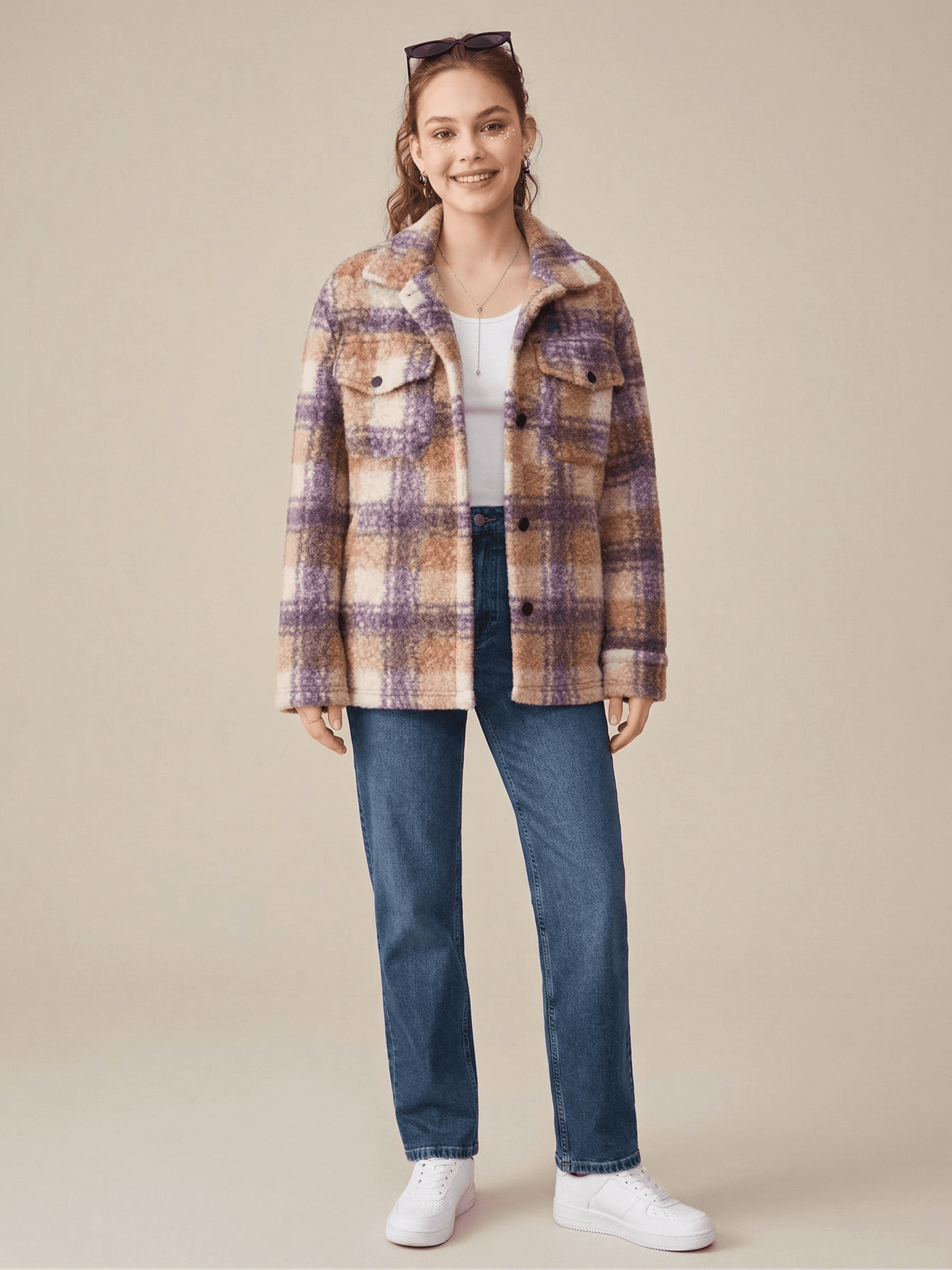 Saco Textura Cuadros Soft