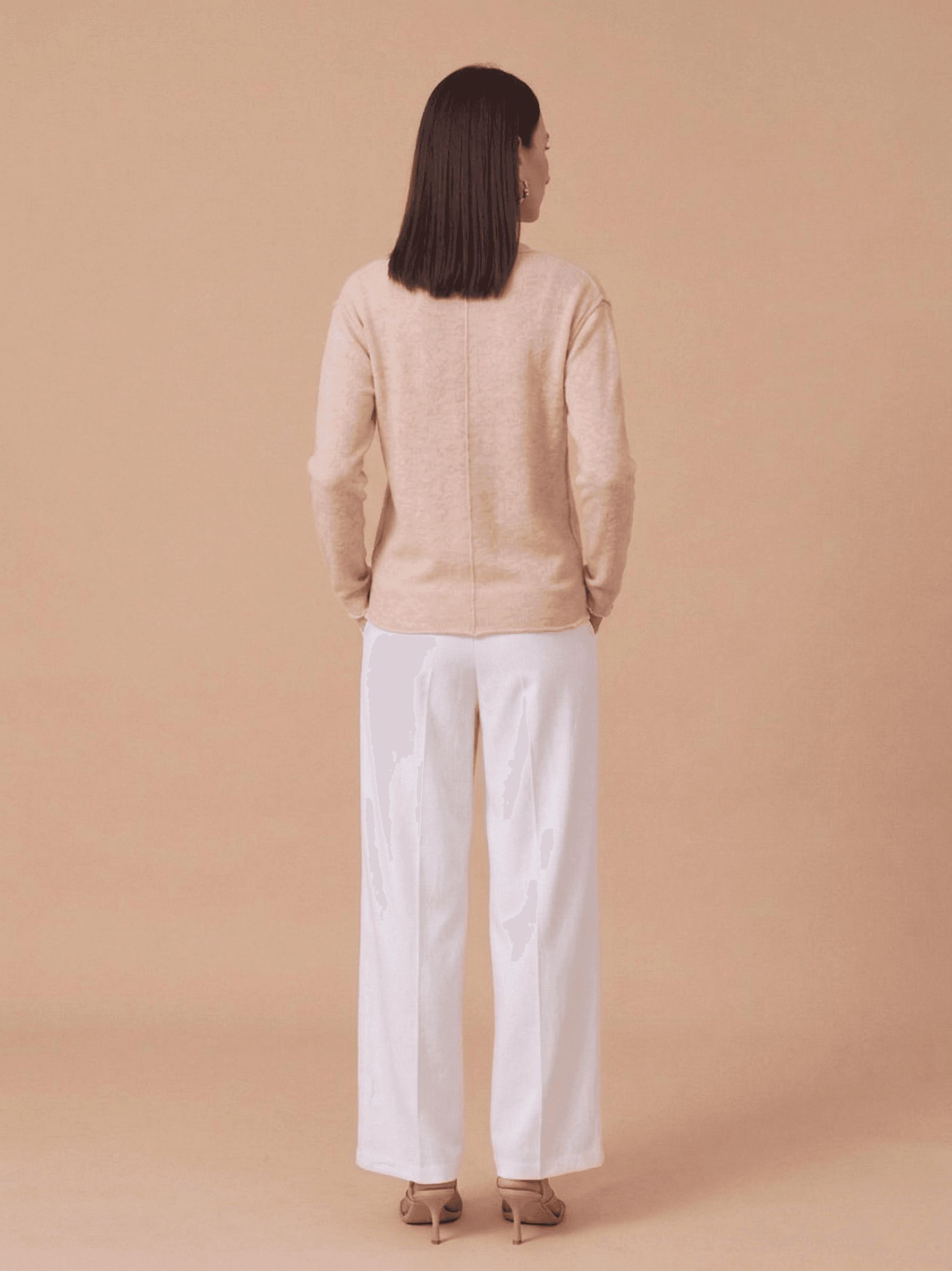 Cárdigan Punto Relieve Rosa 4