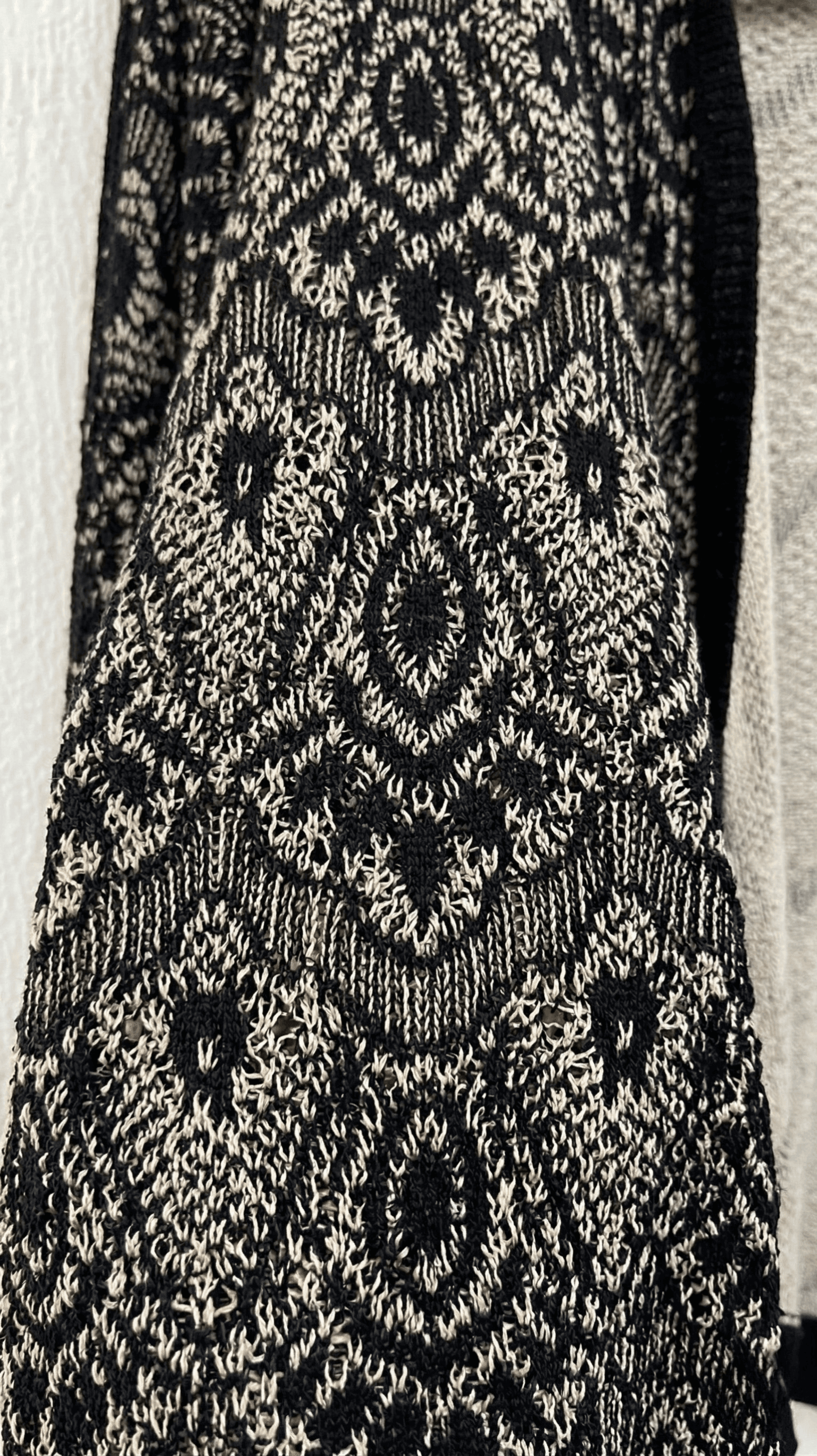 Cárdigan Abierto Jacquard Geométrico 2