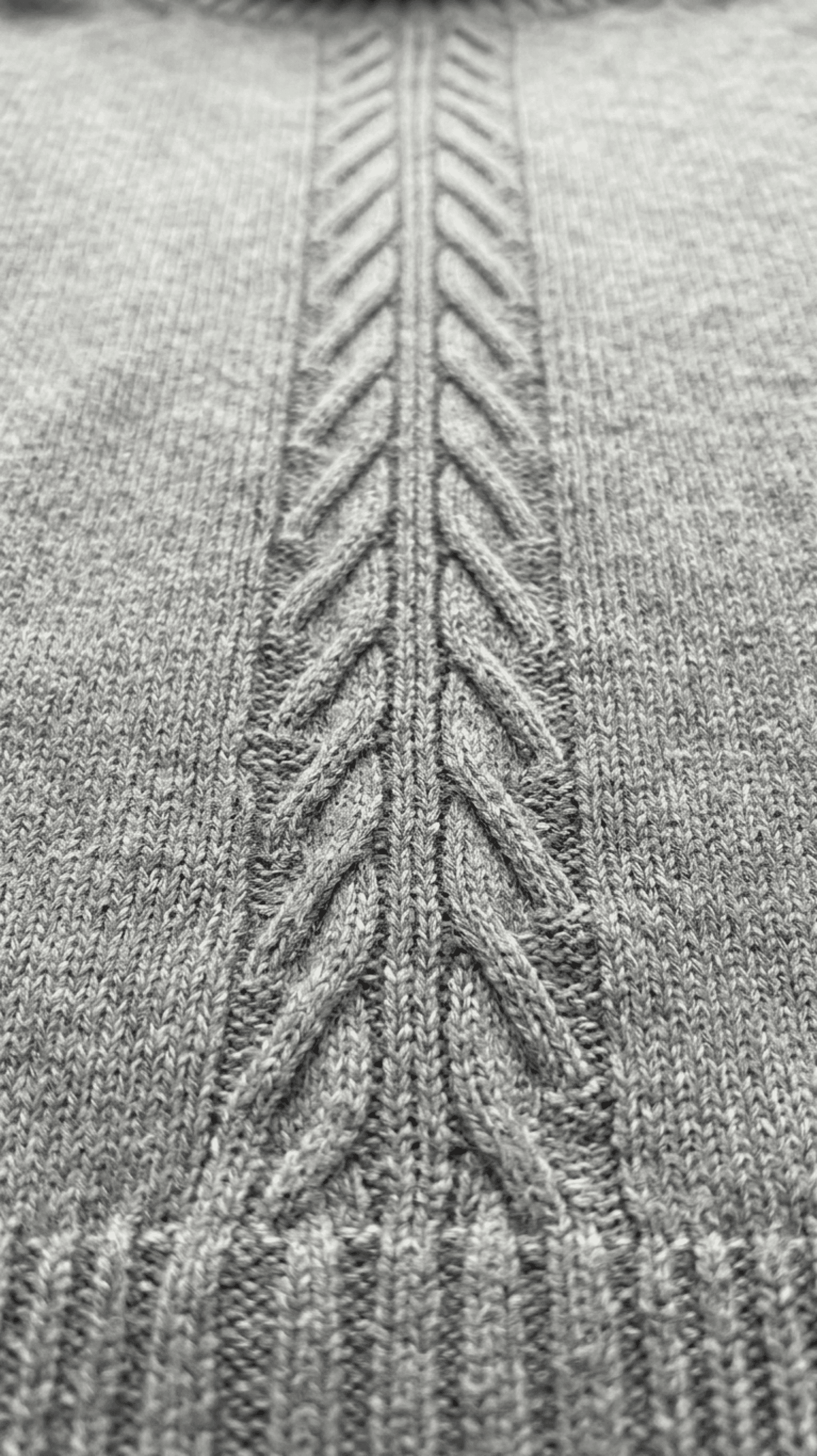 Suéter Punto Fino Cuello Alto Jaspeado 2