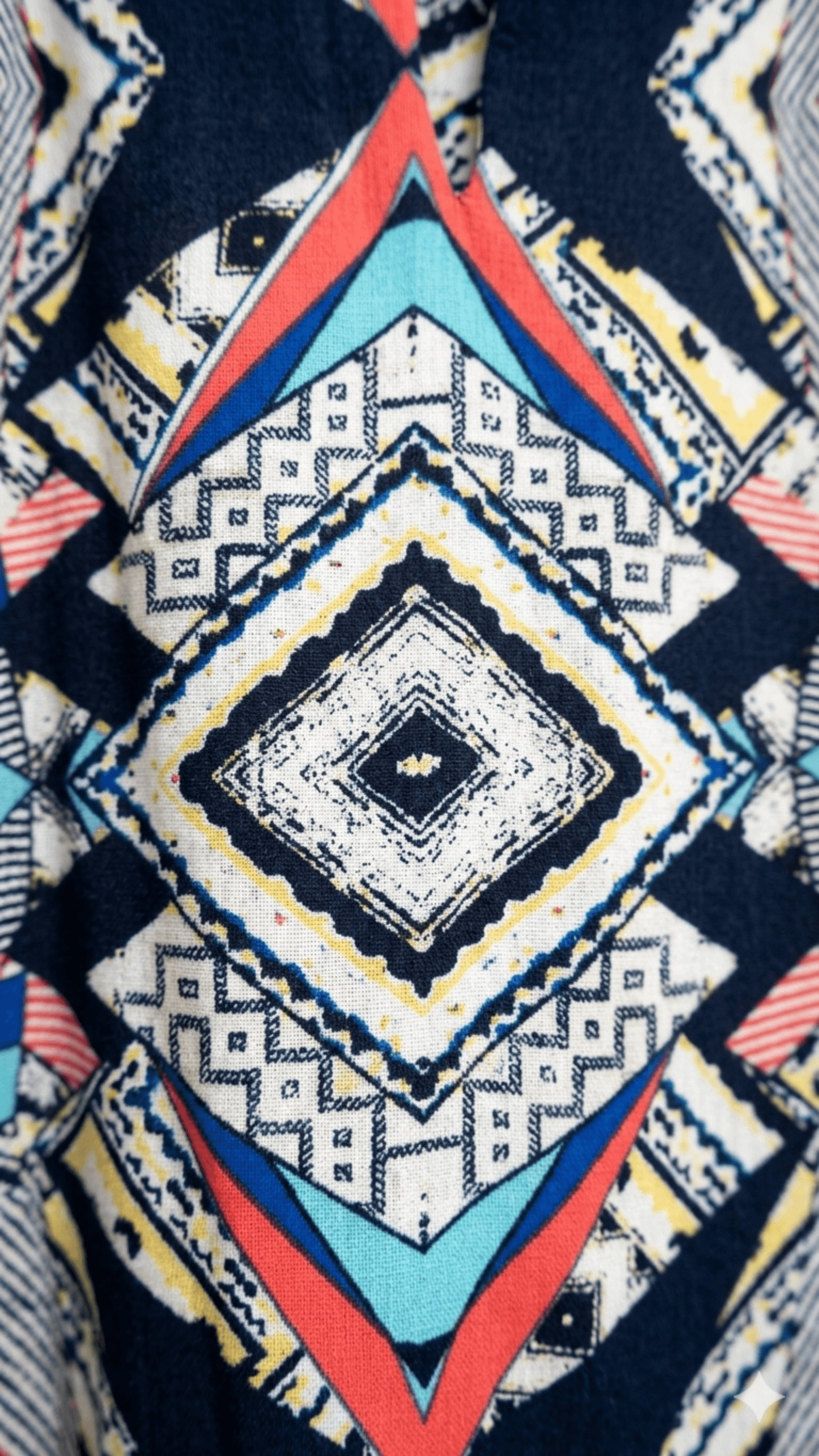 Vestido Recto Estampado Geométrico 2