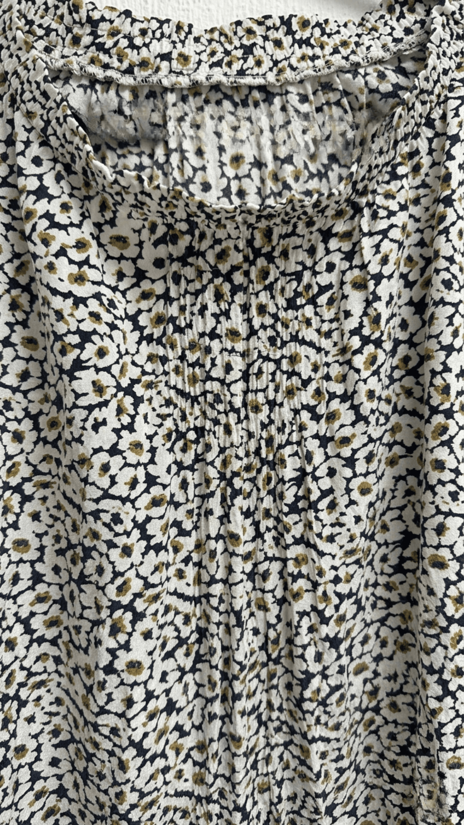 Falda Midi Plisada Flores 2