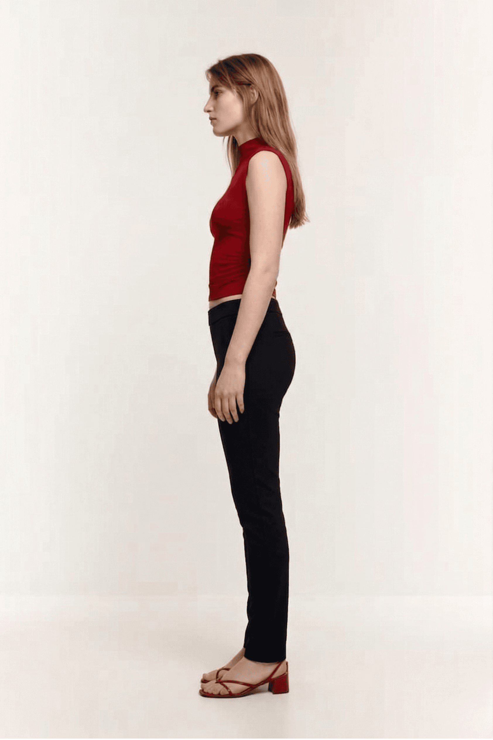 Leggings Punto Ajustado Negro 3